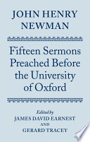 Fifteen sermons preached before the University of Oxford, between A.D. 1826 and 1843