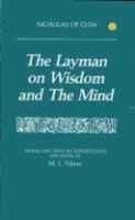 The layman on wisdom and the mind /