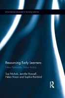 Resourcing Early Learners : New Networks, New Actors /