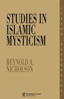 Studies in Islamic mysticism