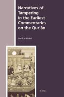 Narratives of Tampering in the Earliest Commentaries on the Qur'ān.