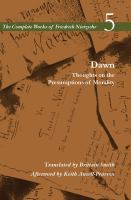 Dawn : thoughts on the presumptions of morality /