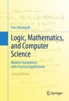 Logic, mathematics, and computer science modern foundations with practical applications /