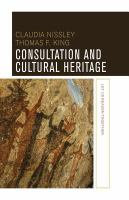 Consultation and cultural heritage let us reason together /