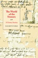 The world of the Stonors : a gentry society /