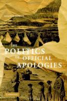 The politics of official apologies /