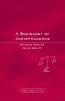 A Sociology of Jurisprudence : Sociology of Jurisprudence.