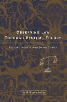 Observing Law Through Systems Theory.