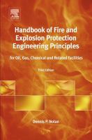 Handbook of fire and explosion protection engineering principles