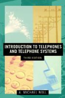 Introduction to telephones and telephone systems