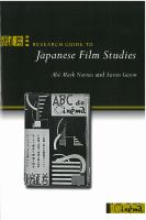 Research guide to Japanese film studies /