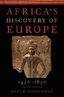 Africa's discovery of Europe : 1450-1850 /