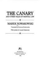 The canary and other tales of martial law /