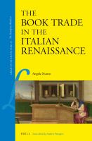 The Book Trade in the Italian Renaissance : Book Trade in the Italian Renaissance.