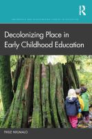 Decolonizing place in early childhood education