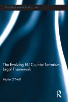 The evolving EU counter-terrorism legal framework