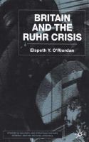 Britain and the Ruhr crisis /