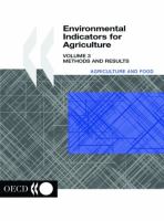 Agricultural Policies in OECD Countries 2001: Monitoring and Evaluation