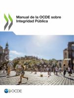 Manual de la OCDE sobre Integridad Pública.