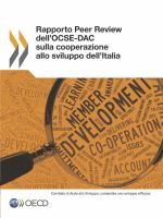Rapporto Peer Review dell'OCSE-DAC sulla cooperazione allo sviluppo dell'Italia.