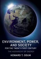 Environment, power, and society for the twenty-first century : the hierarchy of energy /