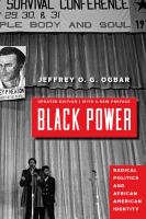 Black Power Radical Politics and African American Identity /