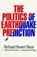The politics of earthquake prediction /