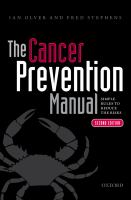 The Cancer Prevention Manual : Simple Rules to Reduce the Risks.