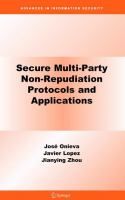 Secure Multi-Party Non-Repudiation Protocols and Applications