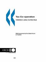 Tax Co-operation: Towards a Level Playing Field
