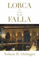 Lorca in tune with Falla : literary and musical interludes /