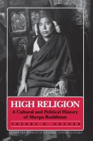 High religion : a cultural and political history of Sherpa Buddhism /