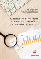 Orientacion al mercado y la ventana competitiva : perspectivas de analisis /