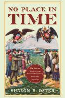 No Place in Time : the Hebraic Myth in Late Nineteenth-Century American Literature /