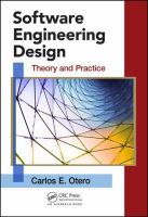 Software Engineering Design : Theory and Practice.