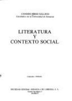 Literatura y contexto social /