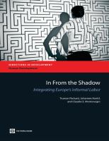 In from the shadow integrating Europe's informal labor /