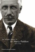 The Labrador memoir of Dr. Harry Paddon, 1912-1938