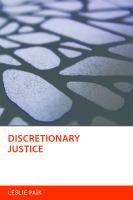 Discretionary justice looking inside a juvenile drug court /