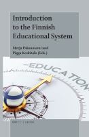 Introduction to the Finnish Educational System.