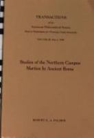 Studies of the northern Campus Martius in ancient Rome /