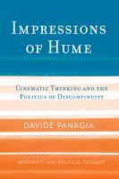 Impressions of Hume : Cinematic Thinking and the Politics of Discontinuity.