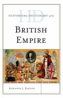 Historical dictionary of the British Empire