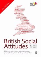 British Social Attitudes : The 26th Report.