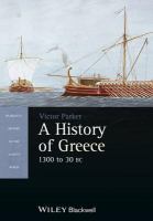 A history of Greece 1300 to 30 BC /