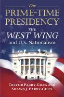 The prime-time presidency : the West Wing and U.S. nationalism /