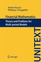 Financial Mathematics Theory and Problems for Multi-period Models /