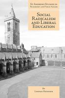 Social Radicalism and Liberal Education.