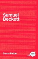 The complete critical guide to Samuel Beckett /