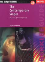 The contemporary singer : elements of vocal technique /